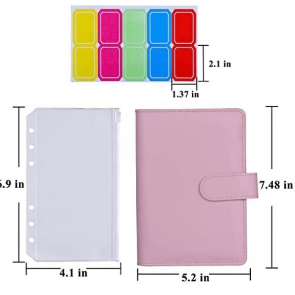 Brand New/Unused Budget Binder with Label Stickers - Picture 7 of 15